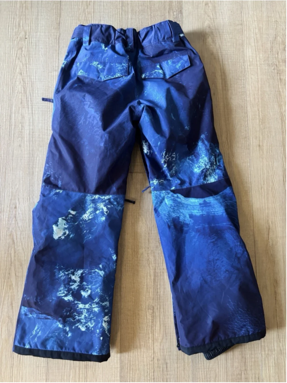 Burton Snow Pants Boys M Blue Gore-Tex Waterproof Relaxed Fit Insulated Skiing